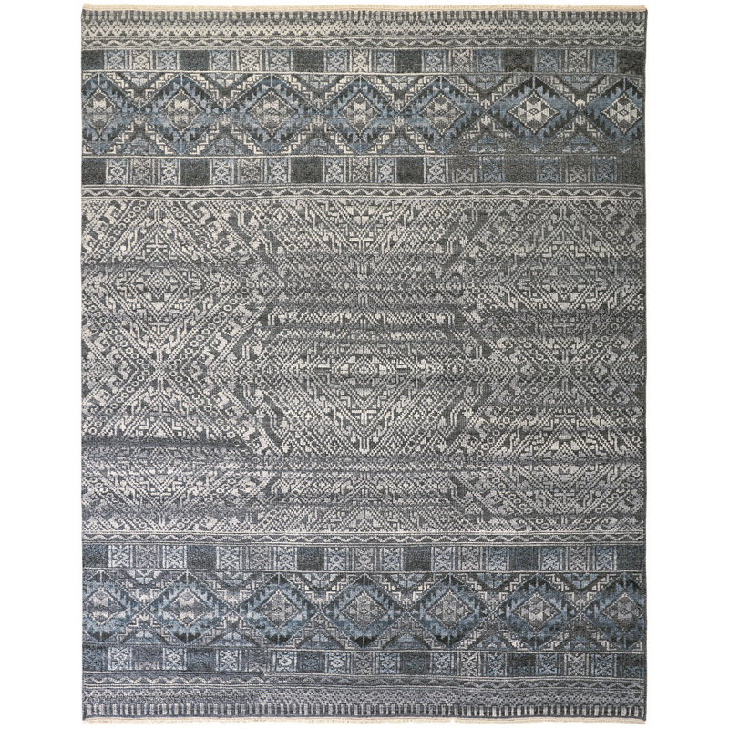 Authement Abstract Indoor Rug, Rectangle 7'9" x 9'9"