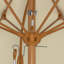 Parasol en bois de teck 11 pi-496429631