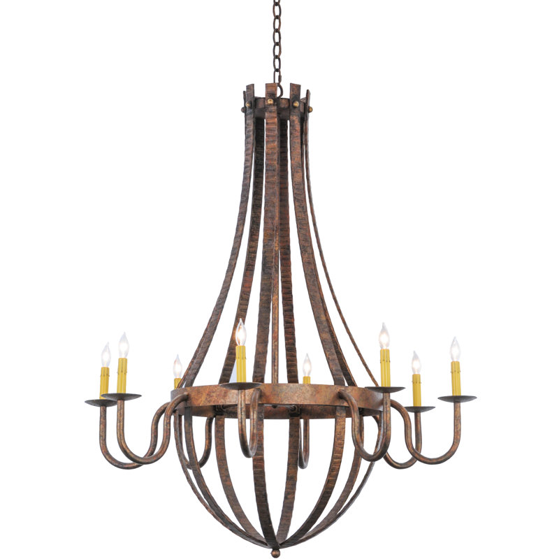 Barrel Stave 8 - Light Chandelier