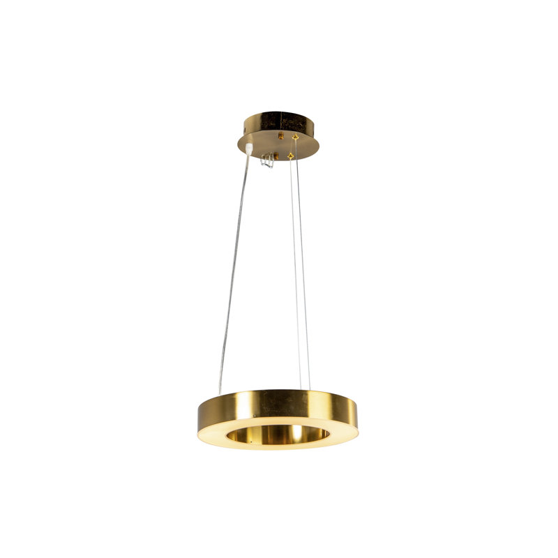 1 - Light White/Gold LED Unique/Statement Pendant