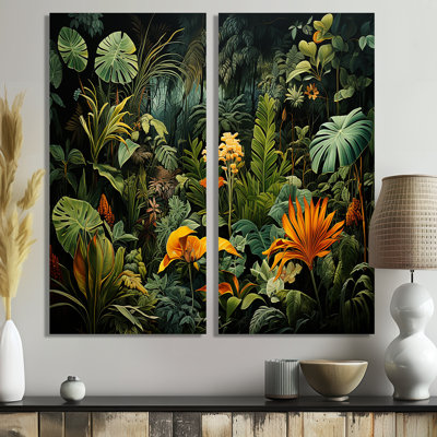 Sons de la jungle I - impressions d'art tropical sur toile