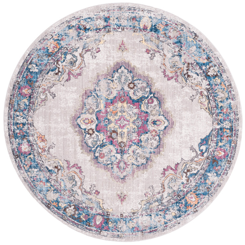 Fitzhugh Performance Oriental Rug, Round 7'