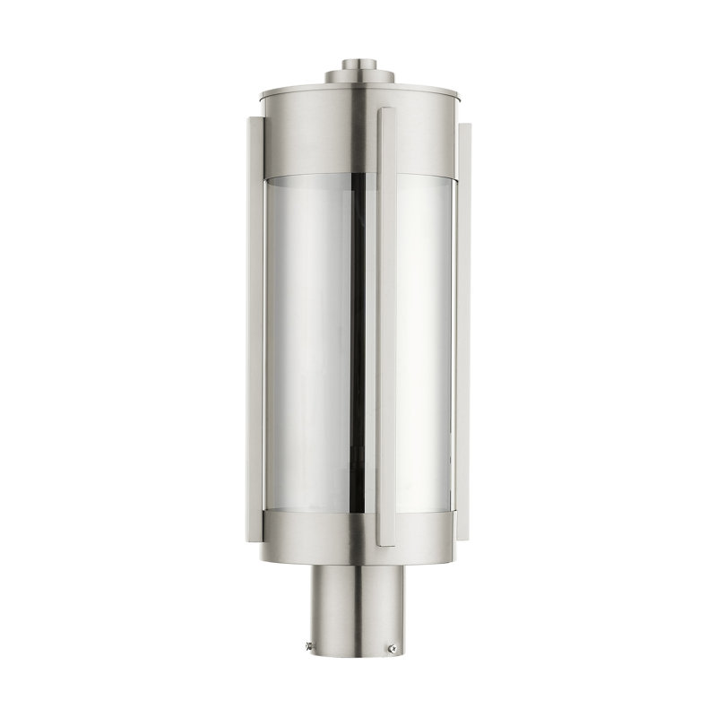 Adia Mirrored Lantern Head, Brushed Nickel