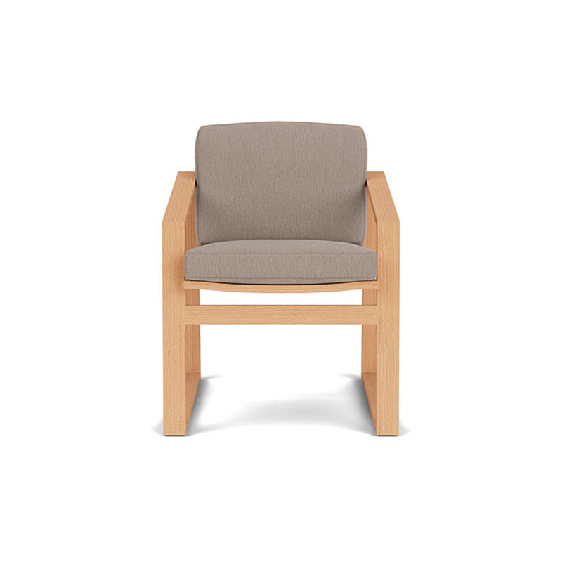 Pursuit Outdoor Dining Armchair, Remy Pebble