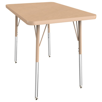 Table d'activité rectangulaire à hauteur ajustable