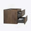 Armoire murale SANS lavabo, couleur noyer, avec deux tiroirs-126590375