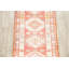 Tapis de la surface en laine rouge/orange 2 pi 10 po x 13" one-of-kind main-noué la Hartste