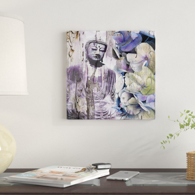 «Timeless Buddha III», impression sur toile, H 12 po x l 12 po x P 1,5 po, Toile tendue