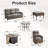 10-Piece Outdoor Wicker Garden Family Night Time Conversation Set With Swivel Chairs And Fire Pit Table-704380529-649132039