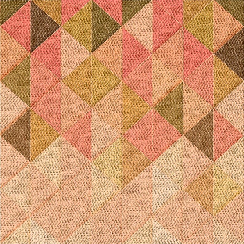 Geometric Indoor Rug, Square 7'
