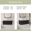 Meuble-lavabo mural simple 36 po avec comptoir intégré en céramique blanche-1559616430-1559616427