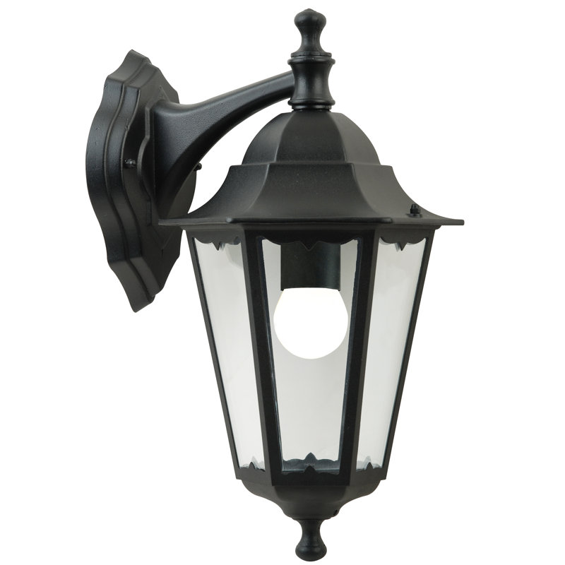 Gresham Black Outdoor Wall Lantern