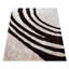 Tapis à poils longs en polyester touffeté à la main Manns - Rectangle | Ivoire et brun | Design contemporain | Tapis pour le salon, la chambre à coucher-83552782