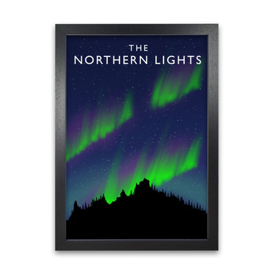 'The Northern Lights' Graphic Art Print