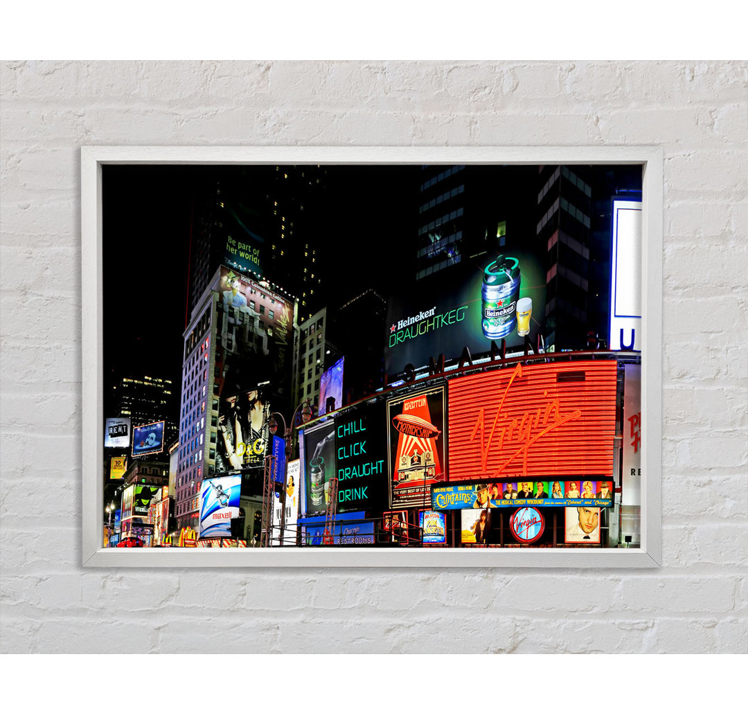 Tokio City Night Lights - Druck