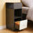 1-Drawer 2-shelf Modern Semi-open Nightstand