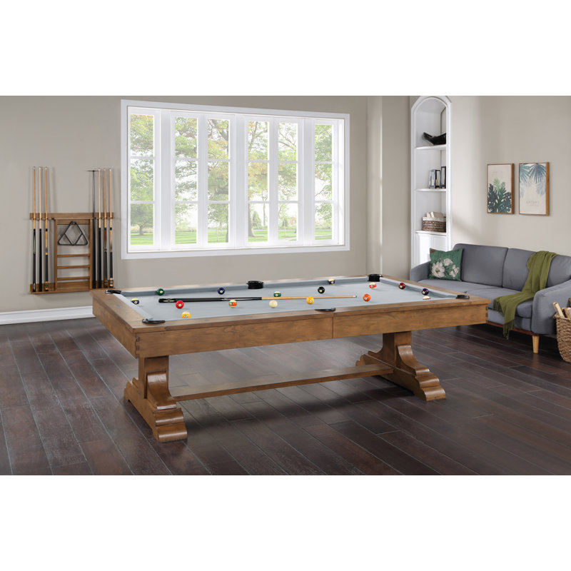 8' Wellfleet Pool Table with Dining Top and Bench-Includes Professional Install ($1,000+ Value)