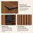 Dark Walnut Farmhouse Combo Desk – 55” Multi-Storage Workstation For Home Office & Study-970856075