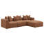 Repose-pieds carré en terre cuite Jennifer-674822703