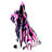 Hannahlynn Pink Graffiti French Bulldog with Glasses - 8" tall