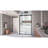 DreamLine Encore 36 inch D x 48 inch W x 78 3/4 inch H Semi-Frameless Bypass Shower Door in Brushed Nickel with Center Drain White Shower Base Kit-29346417-29346425-132254067