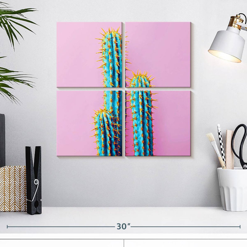 Harnek Neon Cactus, H 18 po x l 18 po