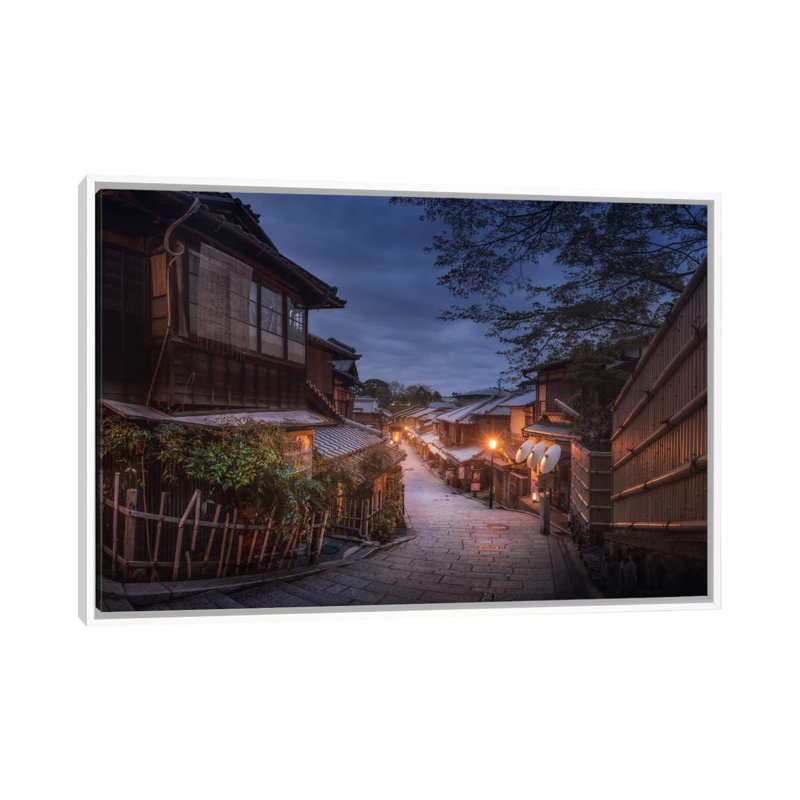 Spring In Japan XV by Daniel Kordan - Print on Canvas, White Framed, 66.04 cm H x 45.72 cm W