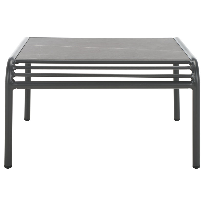 Hydetown Sintered Stone Table, Gray