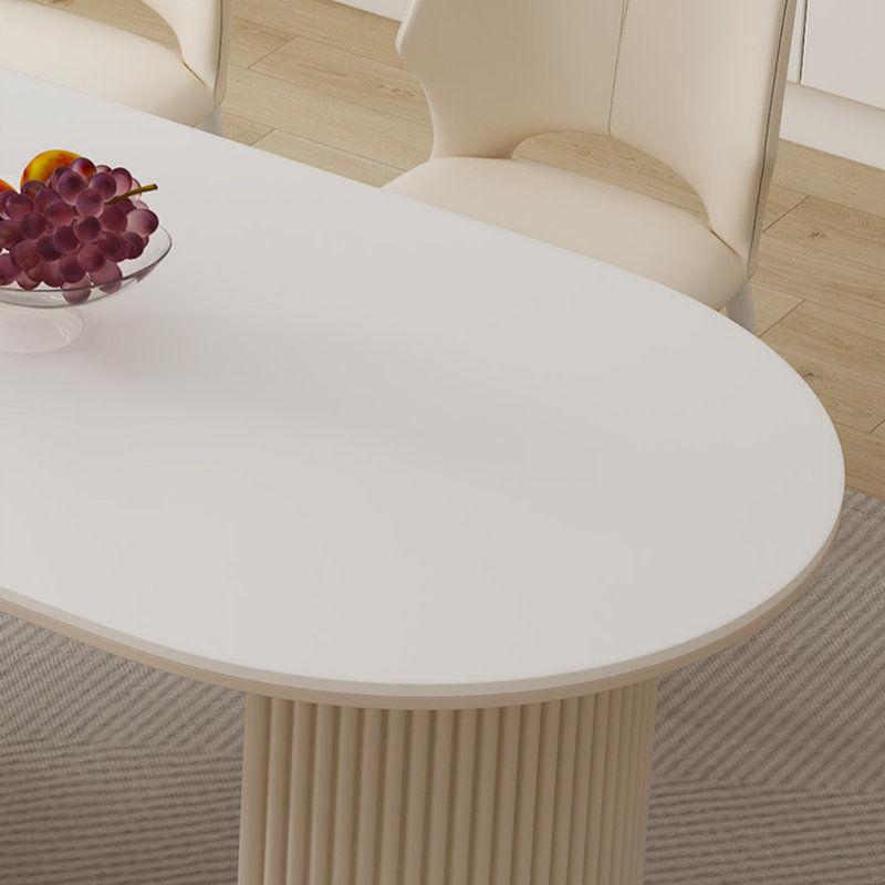 Modern and Simple Cream-style Dining Table