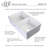 32.75'' L Double Bowl Fireclay Kitchen Sink-10170782