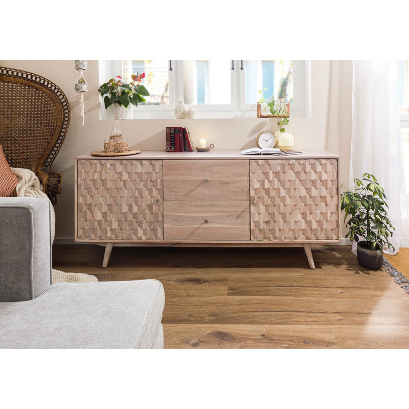Mosayk 180cm Solid Wood Sideboard