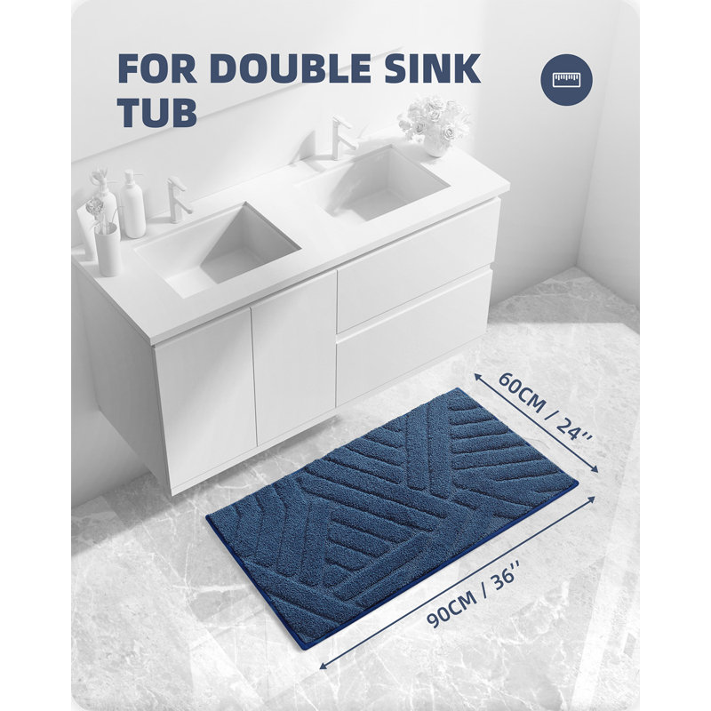 36" L x 24" W, Blue