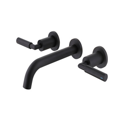 Widespread 2-Handle Bathroom Faucet With Drain Assembly