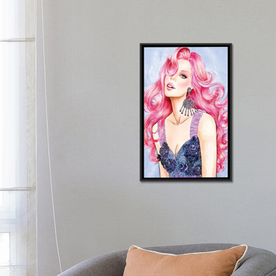 « rose rodarte », impression sur toile