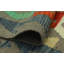 Tapis brun clair en laine fait à la main Southwestern