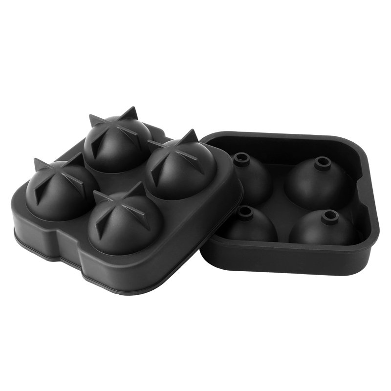 Machine à glaçons en silicone de 1,77 po avec couvercle et remplissage facile pour les fêtes