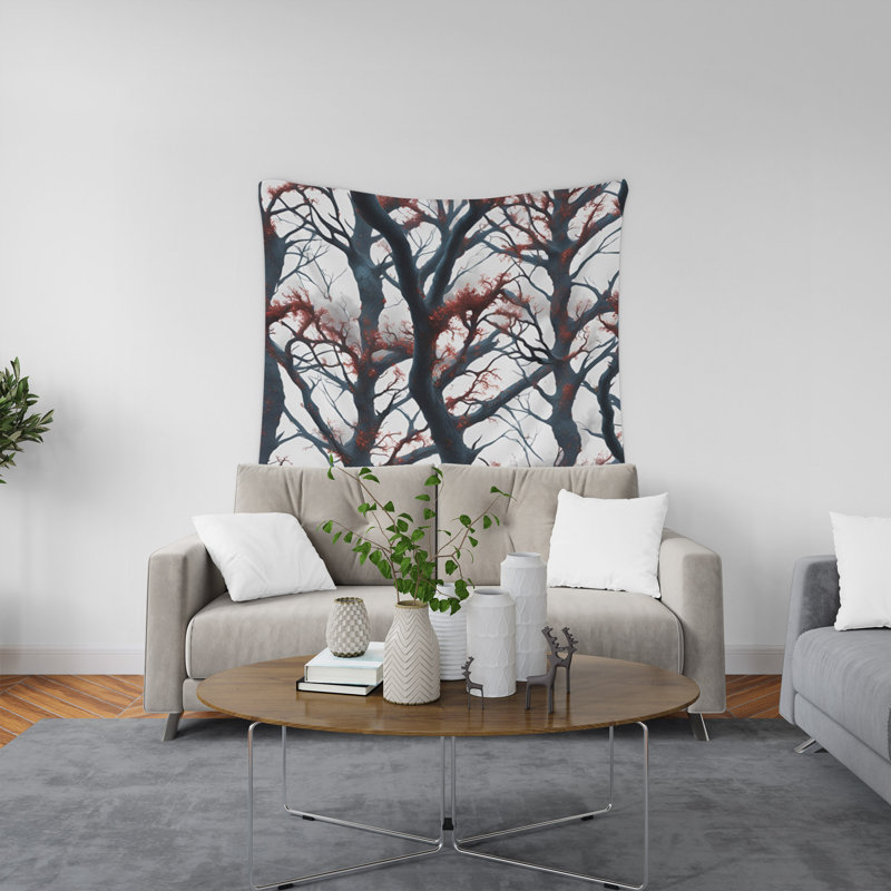 Tapisserie murale, H 60 po x l 51 po x P 0,5 po