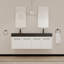 Meuble-lavabo mural 60 po avec lavabo en résine noire à rebords épais 60 po-1708415450-1708415448