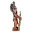 Fierce Aztec Jaguar Warrior Ceramic Figurine