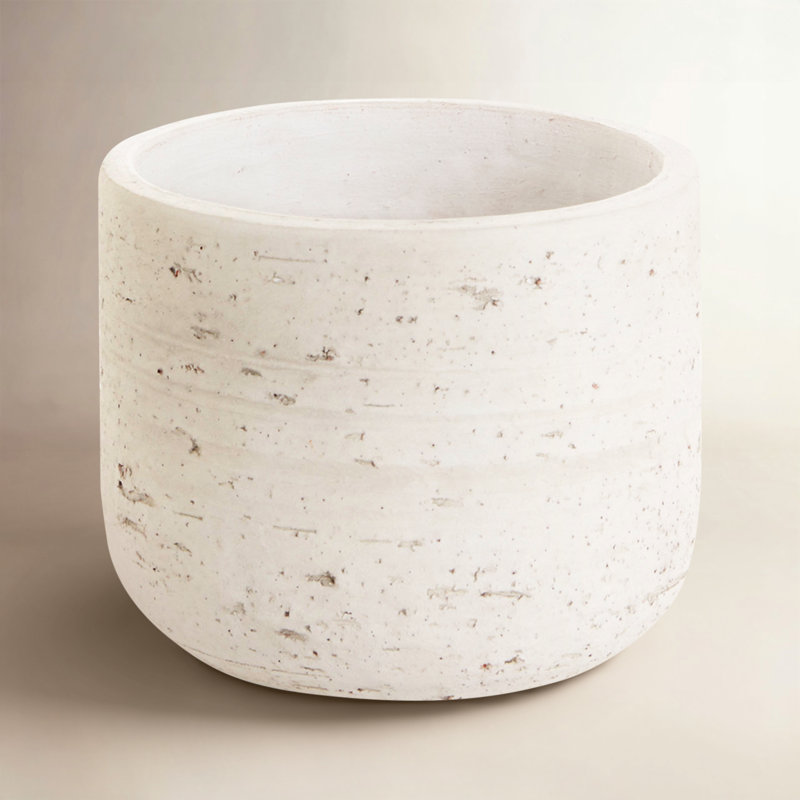 Handmade Ceramic Pot Planter, 4" H x 4.75" W x 4.75" D