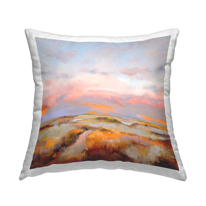 Coussin décoratif Stupell Industries Bright Sun Bleached Meadow par Odile