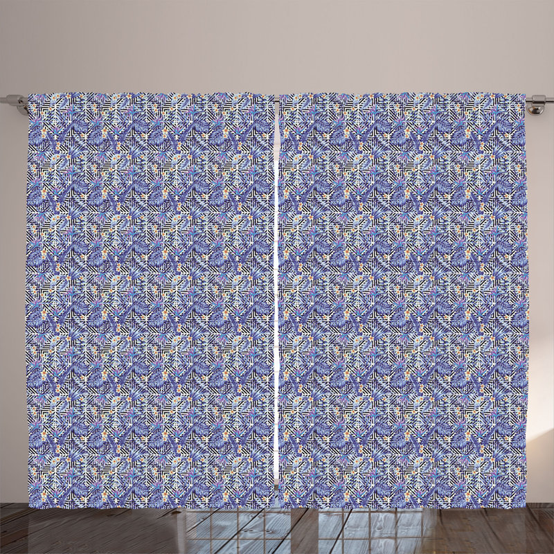 Semi Sheer Curtain Pair
