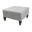 Repose-pieds de cocktail touffeté Hobson-21843420