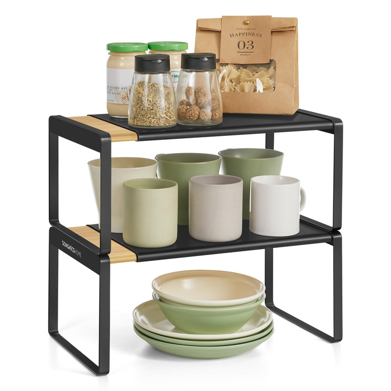 Stainless Steel Spice Rack, Black