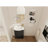 23" Freestanding Bathroom Vanity with Sink and Storage Rack, Soft Close Doors-1249388404
