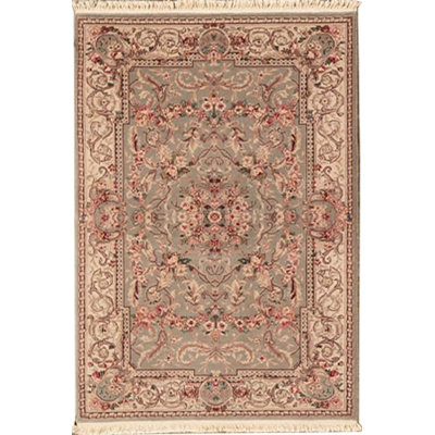 Tapis crème de haute qualité noué à la main