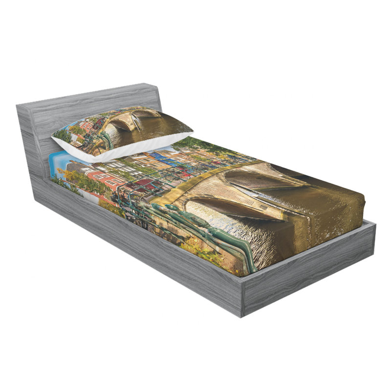 Ensemble de draps Amsterdam, Ensemble de draps pour lit simple avec drap-housse