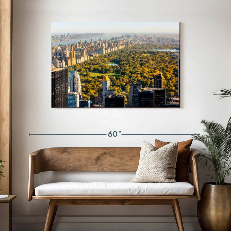 Vue matinale de Kavia Central Park, H 30 po x l 45 po