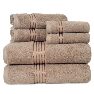 Jordan-Dale Cotton Bath Towel Set - Bathroom Accessories with Machine Washable Towels