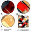 Rouge, noir, rouge, noir, profondeur, coin II - formes abstraites, art mural en métal, salon-1145347587